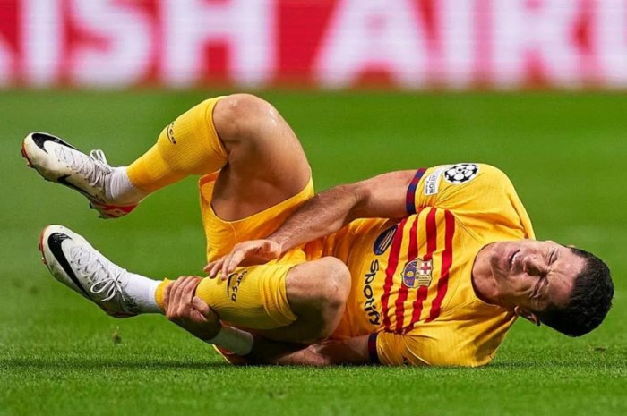 Lewandowski Cedera, Absen Lawan Madrid dan Inter